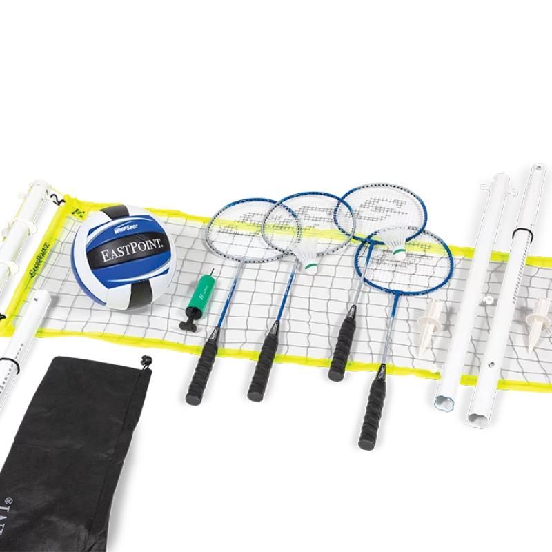 Premium 2-in-1 Volleyball and Badminton Net Set