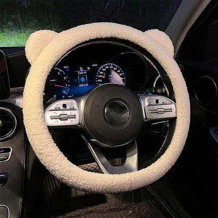 Plush Car Steering Wheel Cover - Wnkrs