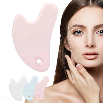 Masajeador facial de cerámica Gua Sha