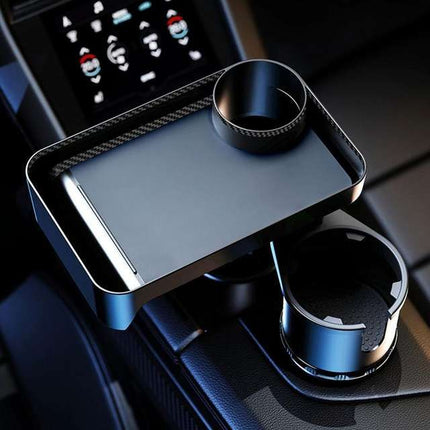 Adjustable Car Cup Holder Tray with Phone Slot and Lap Table - Wnkrs