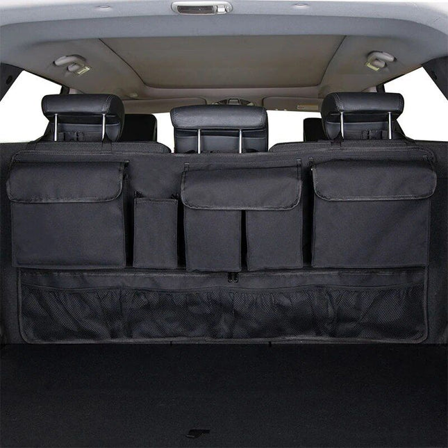 Universal Multi-Pocket Car Trunk Organizer with Waterproof Oxford Cloth Design - Wnkrs