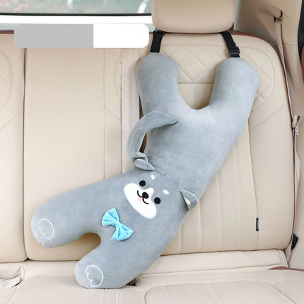 Bonita almohada de seguridad para viajes para niños en forma de Y