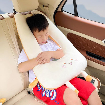 Almohada de viaje para niños en forma de U con bonito diseño de animales