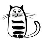 7,5 cm / Chat heureux