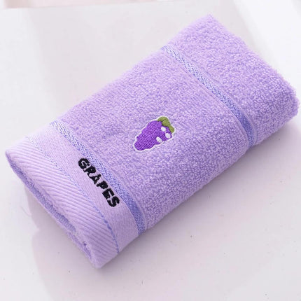 Adorable Cartoon Fruit Face Towel for Babies