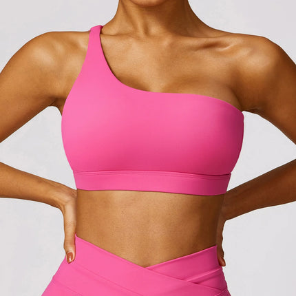 One Shoulder Sports Bra