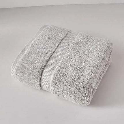 Serviette de bain de luxe en coton à longues fibres