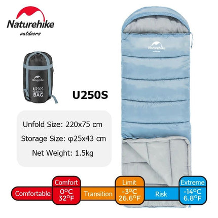 Ultralight Waterproof Envelope Cotton Quilt Sleeping Bag - Wnkrs