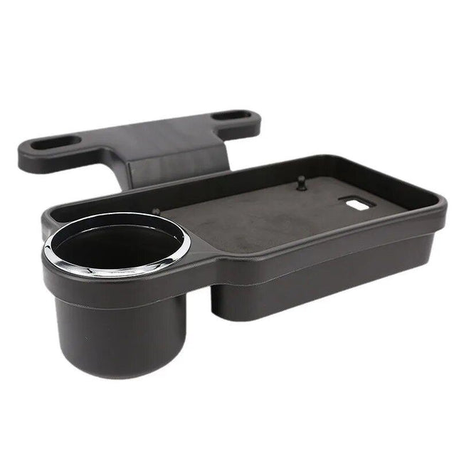 Foldable Car Storage Tray with Dual-Seat Cup & Phone Holder - Wnkrs