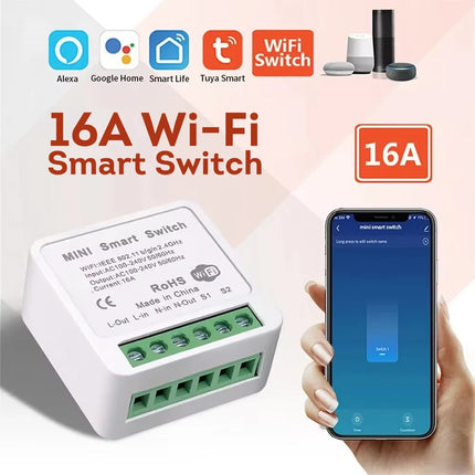 Interruptor inteligente Wi-Fi de 16 A