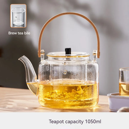 Chinese Steamed Glass Teapot Set