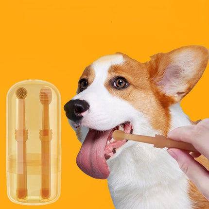 Universal Silicone Pet Toothbrush Kit for Dogs and Cats - Wnkrs