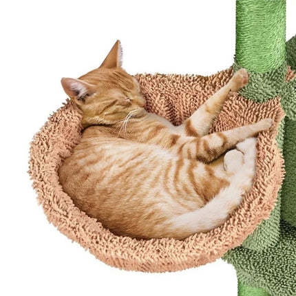 Deluxe 42" Cactus-Themed Cat Tree with Sisal Scratching Posts & Cozy Condo - Wnkrs