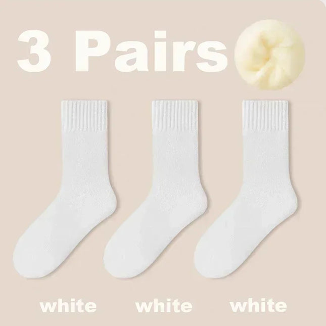 3 Pairs Women’s Cozy Wool Socks
