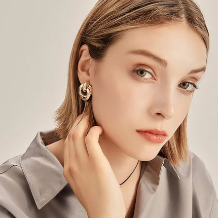 Geometric Statement Earrings