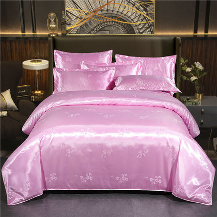 European Jacquard Quilt Cover Single And Double Silk - Wnkrs