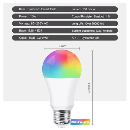 Foco LED inteligente con Bluetooth