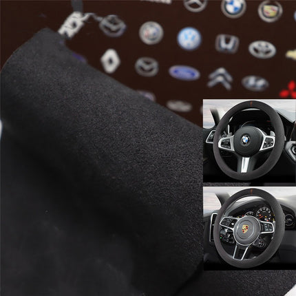 Car Leather Black Grey Leather Interior Modified Double-sided Velvet Microfiber Velvet - Wnkrs