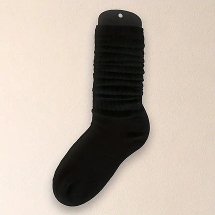 Lot de 3 paires de chaussettes plissées mi-longues à bulles pour femmes