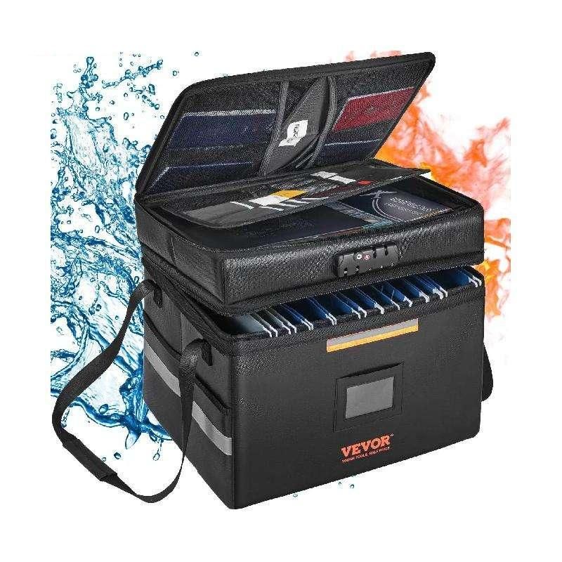 Ultimate 2000℉ 3-Layer Fireproof & Waterproof Document Protection Bag with Lock