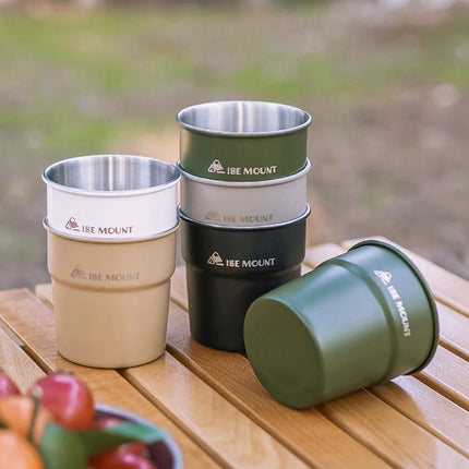 Portable 300ml Stainless Steel Camping Cup