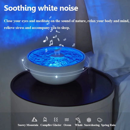 Altavoz portátil con ruido blanco y Bluetooth