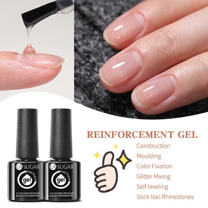 Esmalte de uñas en gel reforzado y capa superior de 7 ml