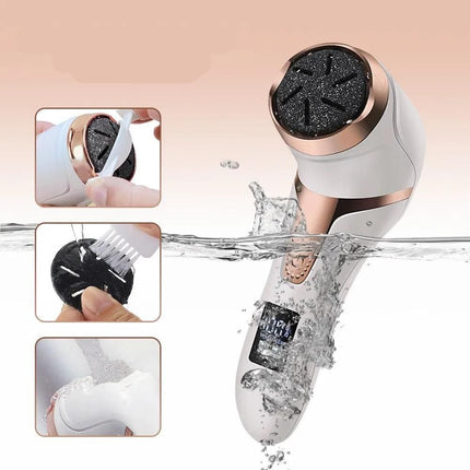 Rechargeable Electric Foot Callus Remover: Portable Pedicure Tool for Smooth Feet - Wnkrs