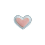 S / Coeur bleu rose