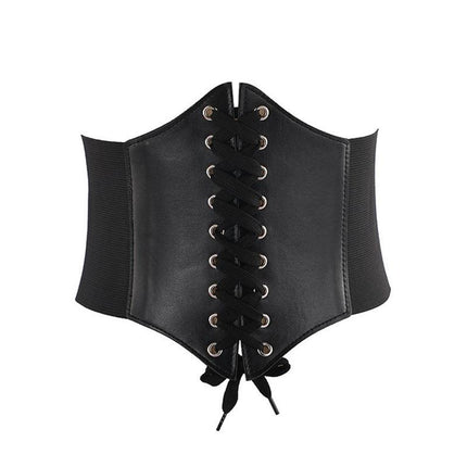 Corset Body Shapewear Taille Haute Ceinture Large En Cuir