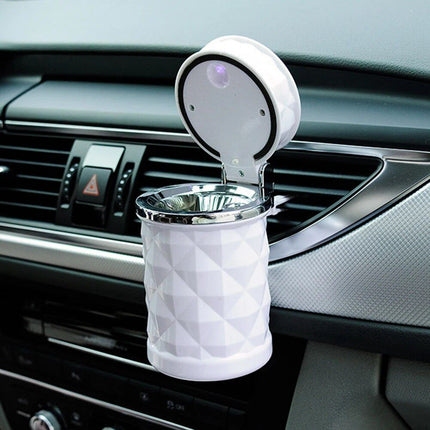 LED-Lit Portable Car Ashtray with Smoke Extractor - Wnkrs