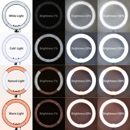 18 Inch LED Ring Light Photography Lamp - Wnkrs