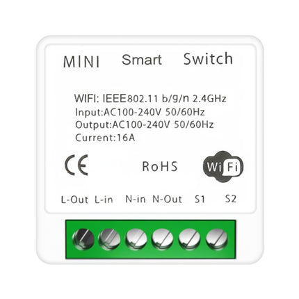 Interruptor inteligente Wi-Fi de 16 A