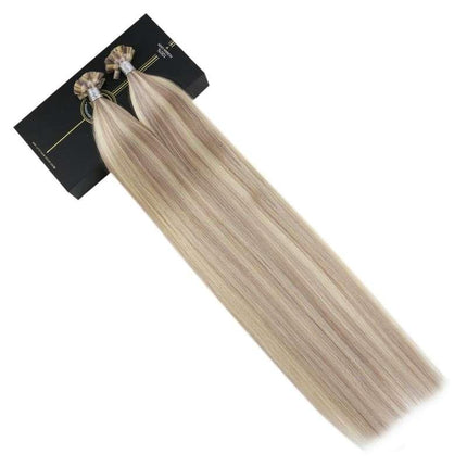 Extensiones de cabello humano con punta plana