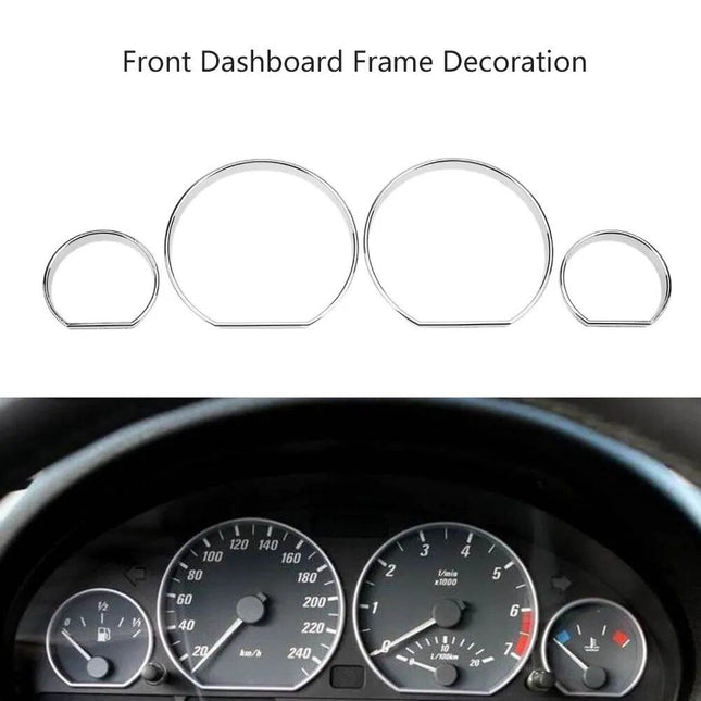 BMW E46 Dashboard Dial Rings Trim Set - Wnkrs