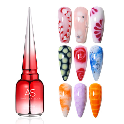 Esmalte en gel transparente Blooming de 15 ml