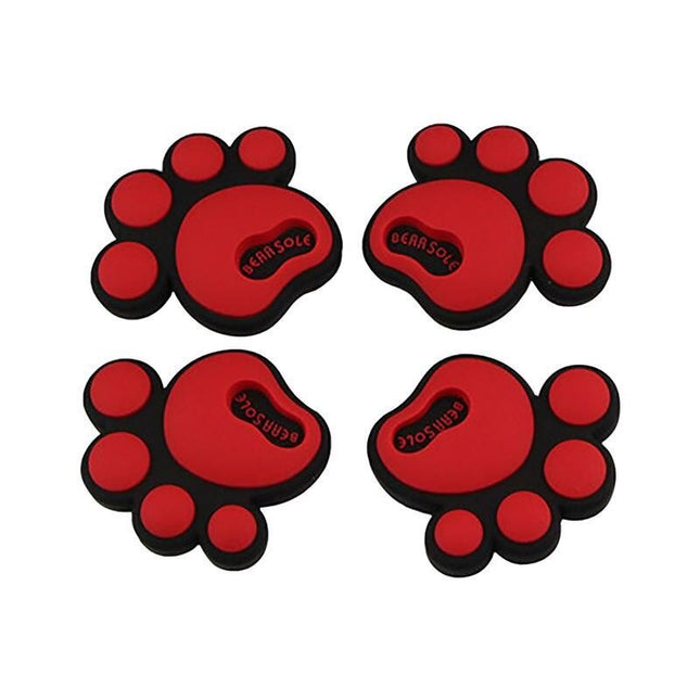 Car Door Edge Silicone Protectors with Cartoon Footprint Design - Wnkrs