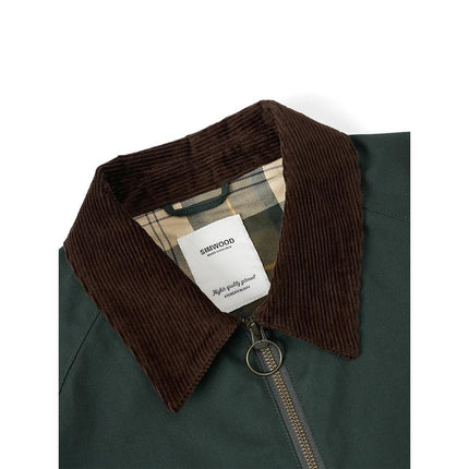 Chaqueta cargo de algodón de gran tamaño para hombre