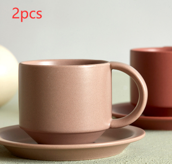 Velvet Ceramic Coffee Mug With Tray - Wnkrs