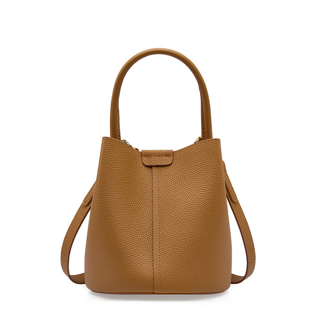 Sac seau en cuir pour femme