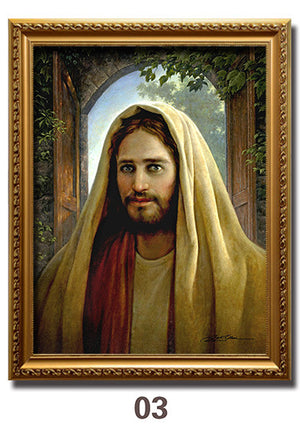 Jesus Portrait Immanuel Lord Christian Decorative Painting - Wnkrs