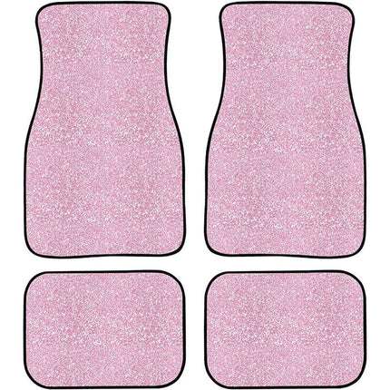 Pink Bling Print Universal Car Floor Mats - Wnkrs