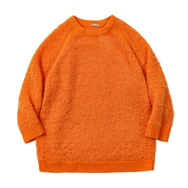Suéter de punto naranja vintage