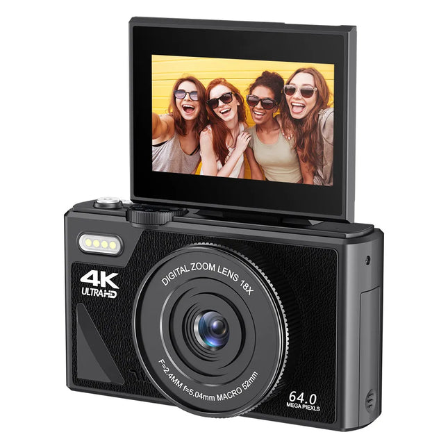 Appareil photo numérique 4K 64MP avec zoom 18X