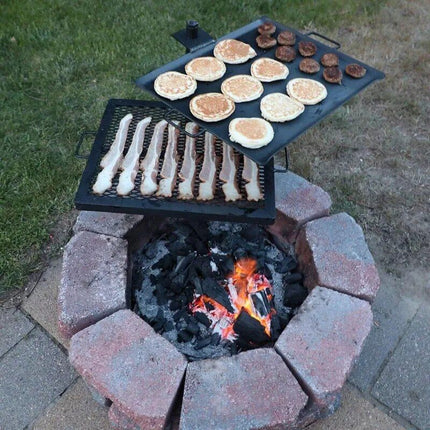 Ultimate Camping Gravity Combo Grill & Skillet - Wnkrs