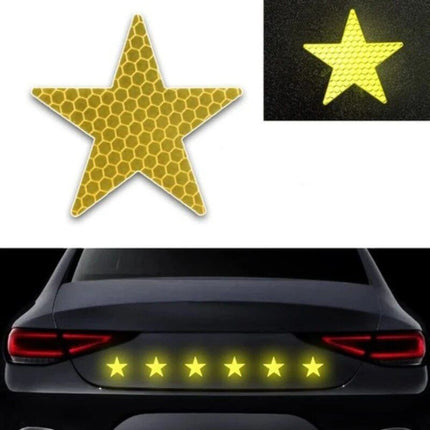 Star-Shaped Reflective Safety Stickers - Wnkrs