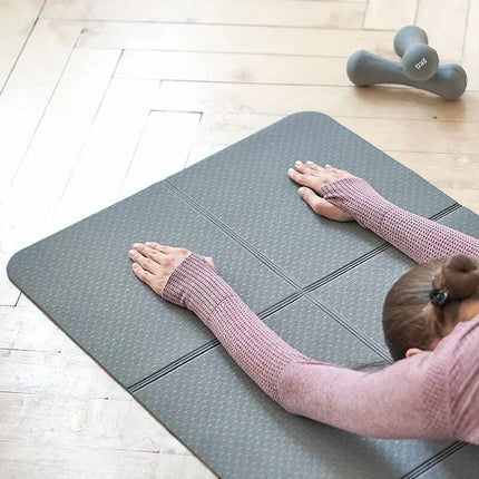 Eco-Friendly TPE Travel Yoga Mat: Foldable, Non-Slip, Lightweight - Wnkrs