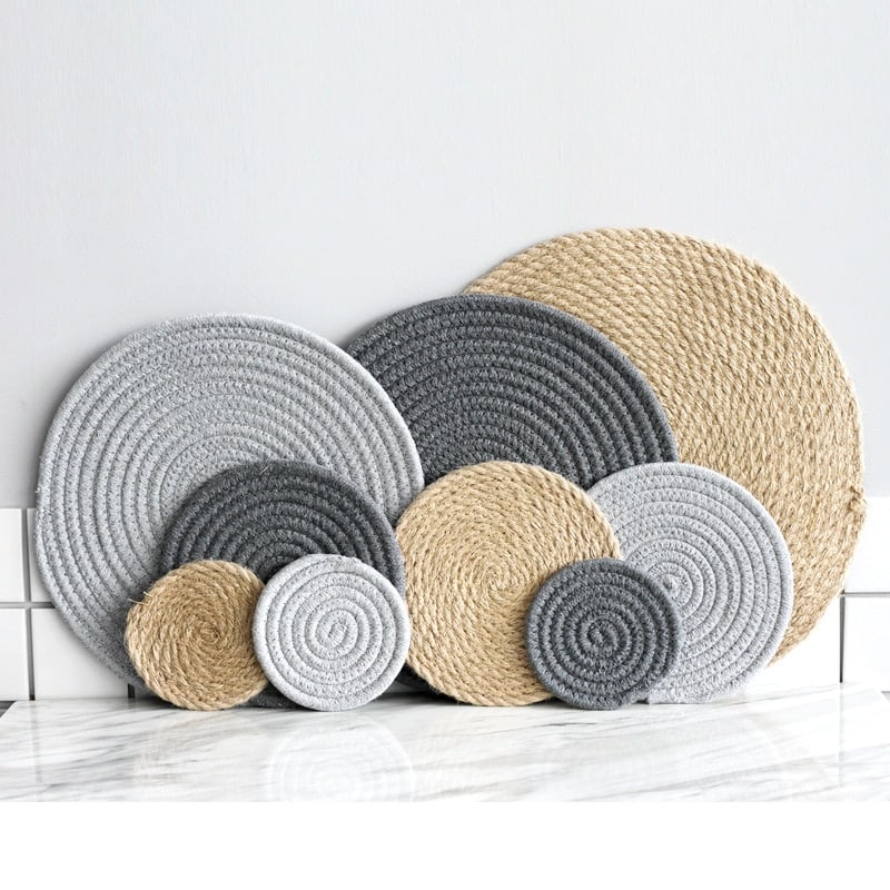 Woven Cotton and Linen Placemat