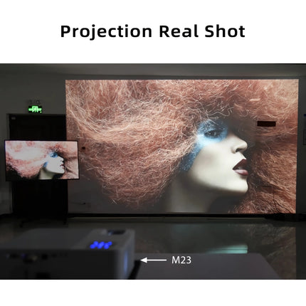 Proyector de cine en casa Full HD 4K de 9000 lúmenes con Bluetooth y WiFi