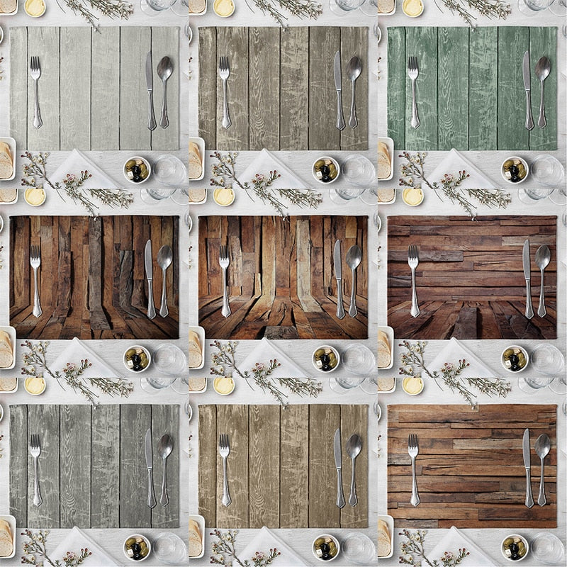 Wood Grain Placemat